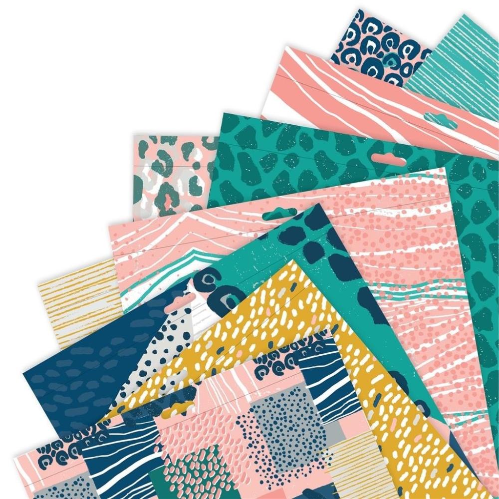 Papermania 12X12 Inch Paper Pad Wild Prints