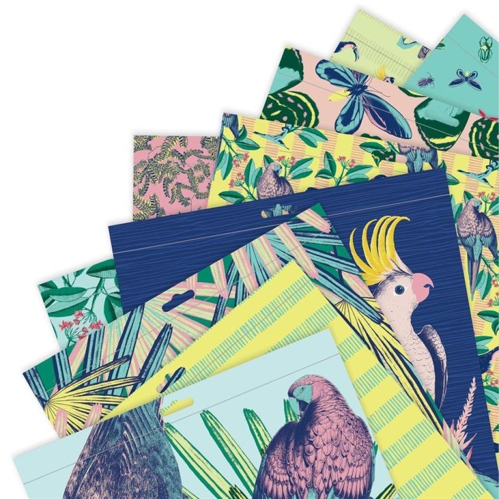 Papermania 12x12 Paper Pad Hot Tropics PMA 160400
