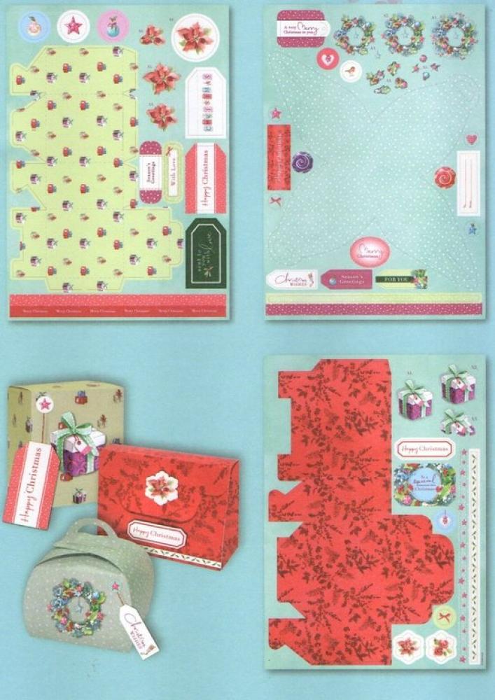 Papermania CHristmas Gift Boxes ... At Christmas PMA 105919