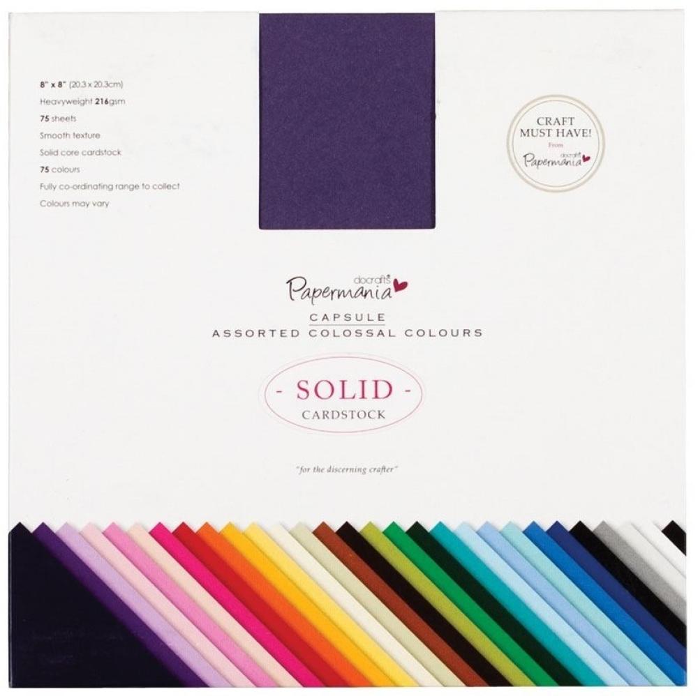 Papermania 8x8 Capsule Assorted Colossal Colours