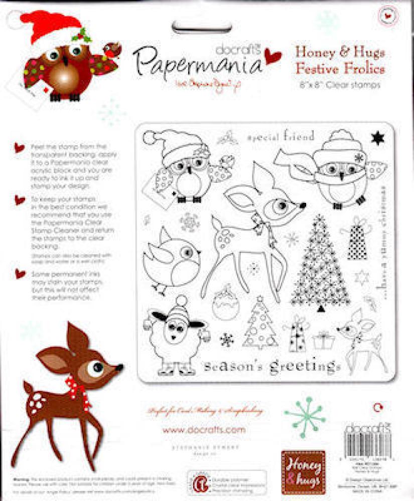 Papermania Clear Stamps Honey and Hugs