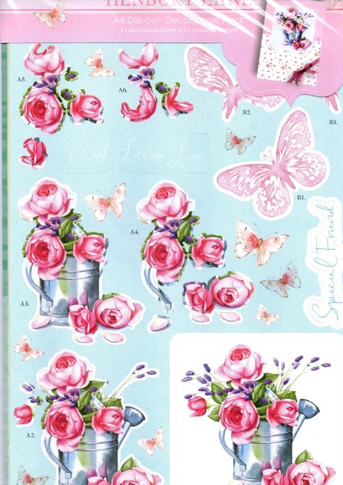 SALE Papermania Henbury Lane A4 Decoupage Pack PMA1691103