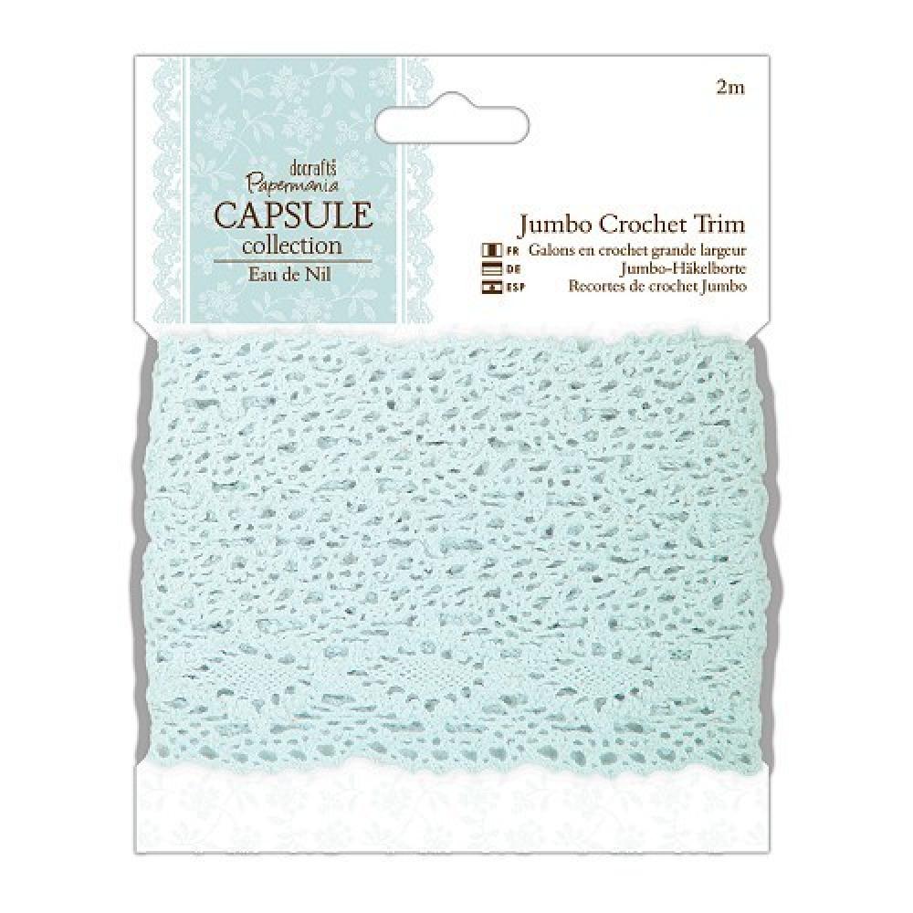 Papermania Jumbo Crochet Trim Eau De Nil #358208
