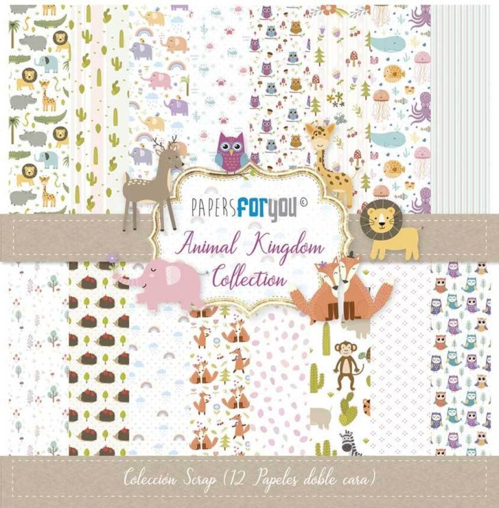 Papers For You 12x12 Paper Pad Animal Kingdom #1265