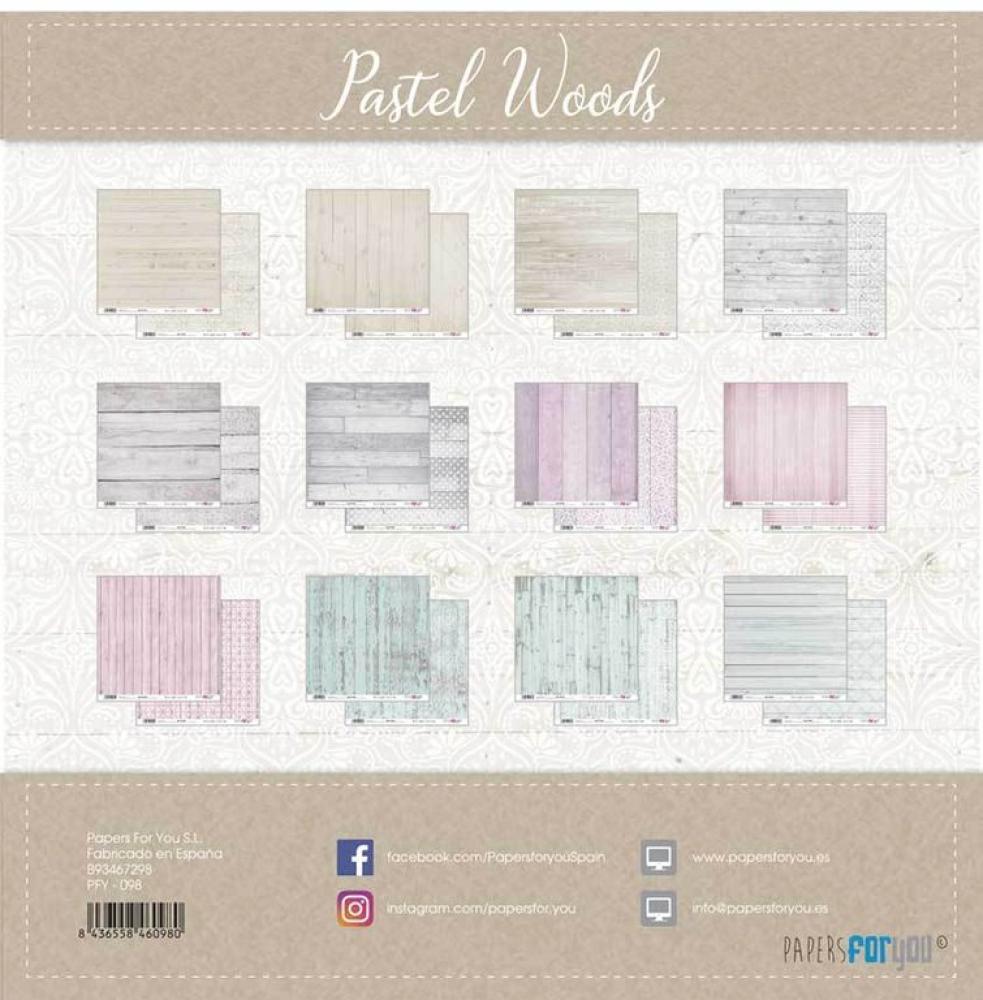 Papers For You 12x12 Paper Pad Pastel Woods #098