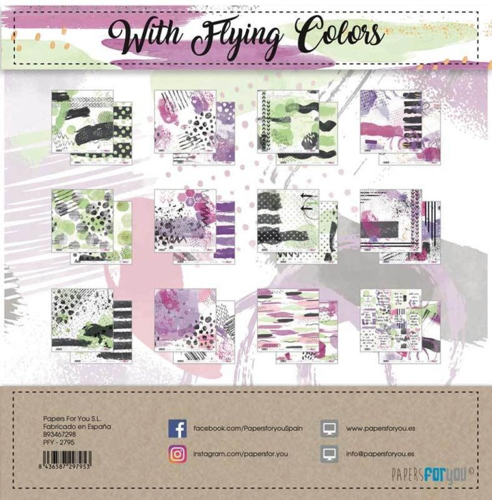 Papers For You 12x12 Paper Pad With Flying Colors #2795