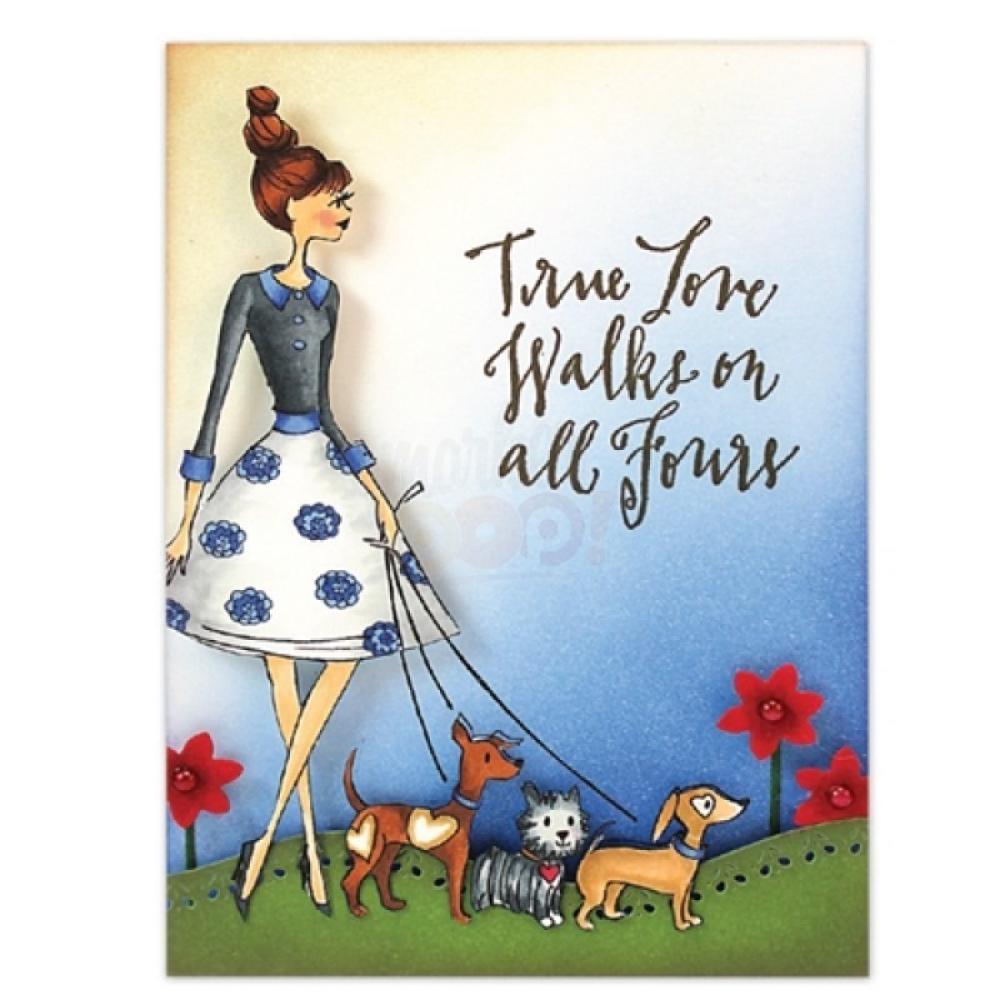 Penny Black Cling Stamp All Fours #PB40606