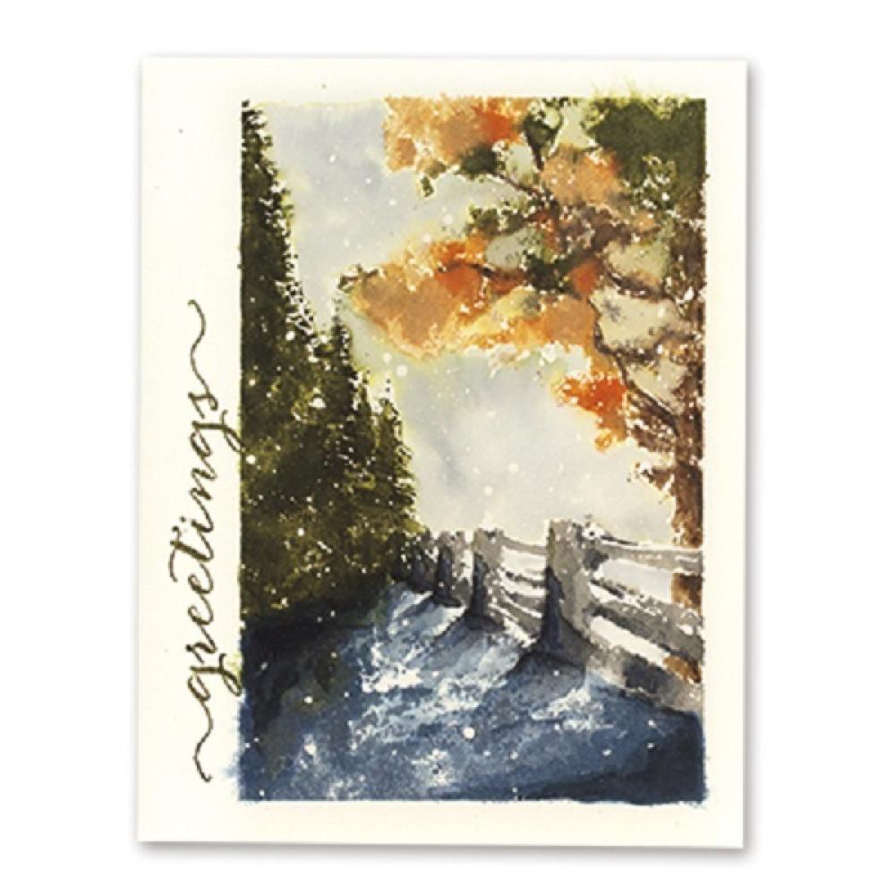 Penny Black Cling Stamp Hidden Lane