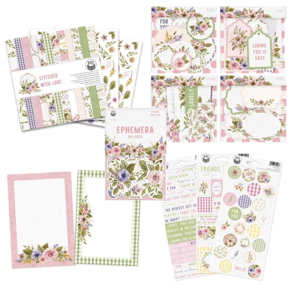 Piatek 13 Bumper Scrapbooking KIT Stitched with Love