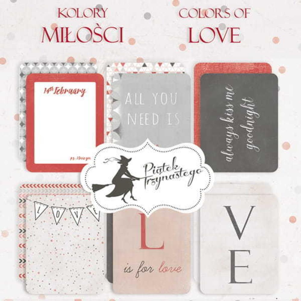 SALE Piatek 13 Journaling Cards Colors of Love #120