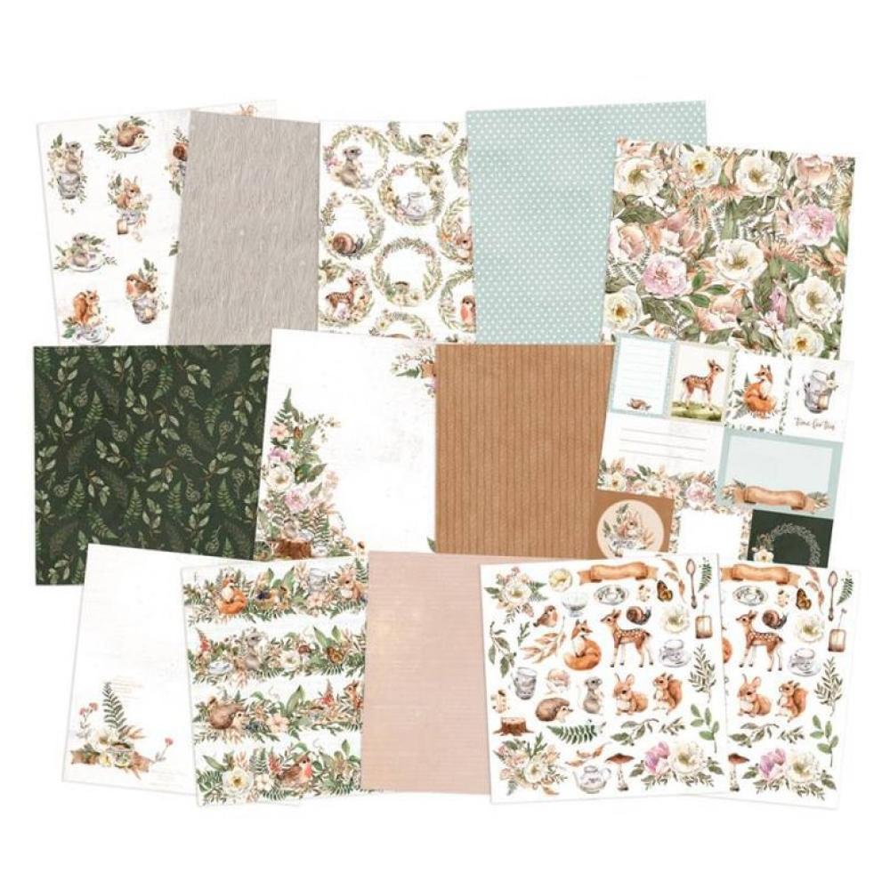 Piatek 13 Paper Pad 12x12 Forest Tea Party