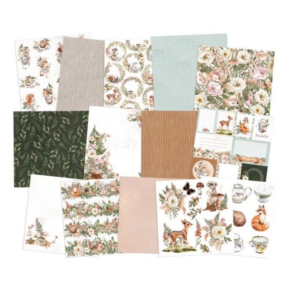 Piatek 13 Paper Pad 6x6 Forest Tea Party
