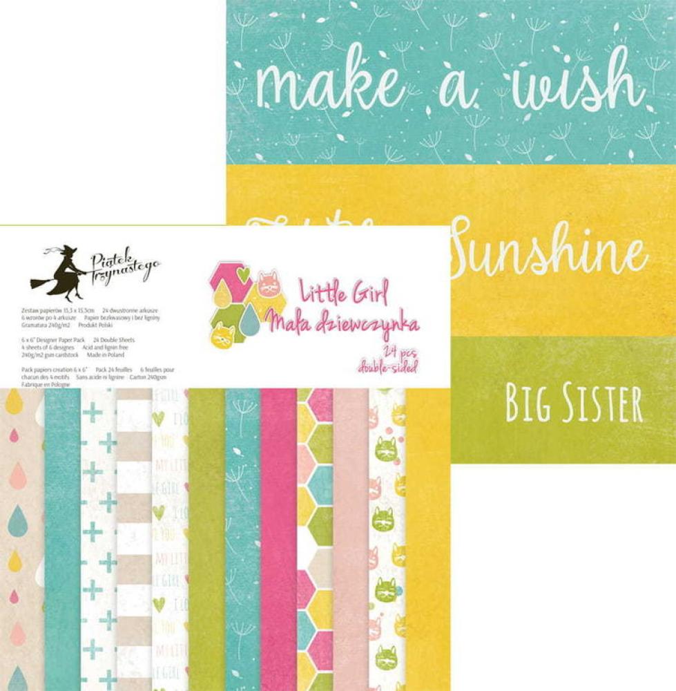 SALE Piatek 13 Paper Pad 6x6 Little Girl #173