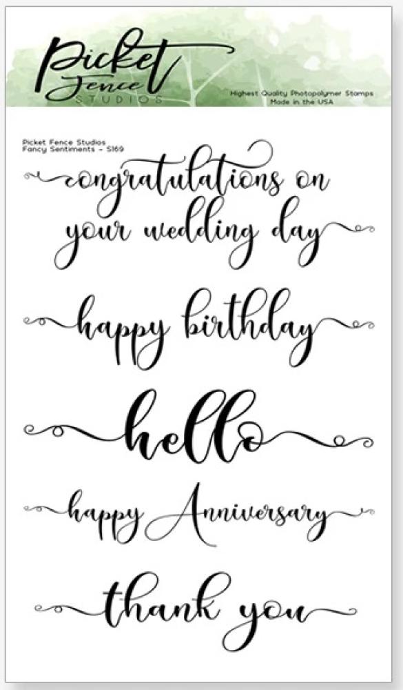 Picket Fence Studios Fancy Sentiments