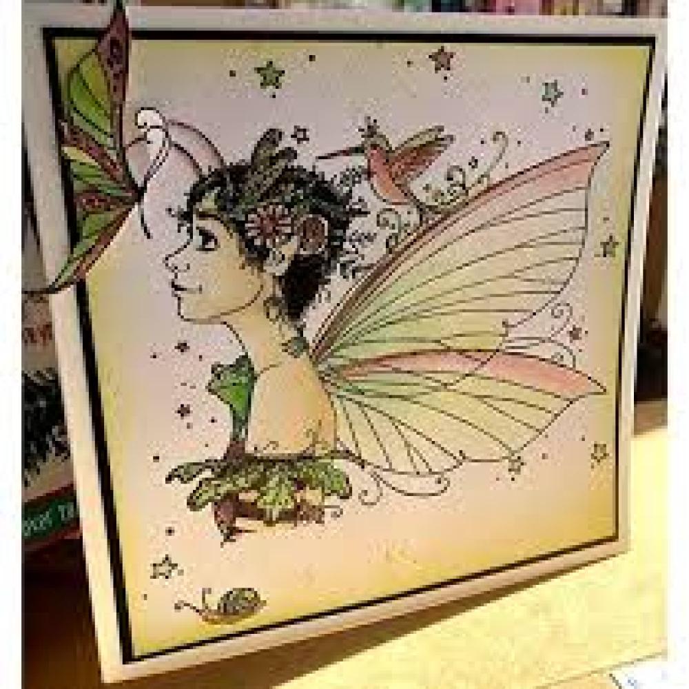 Pink Ink Designs Clear Stamp Set Acorn Fairy #010