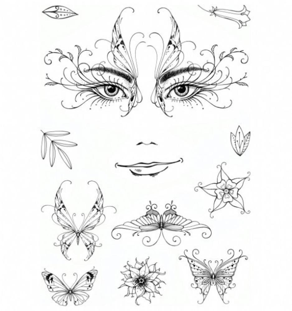 Pink Ink Designs Clear Stamp Set Thalia #023