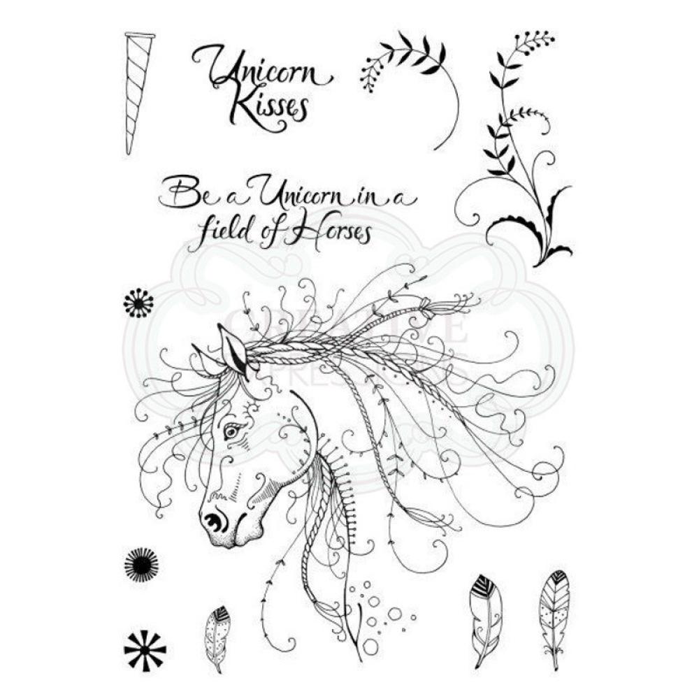 Pink Ink Designs Clear Stamp Set Unicorn or Horse