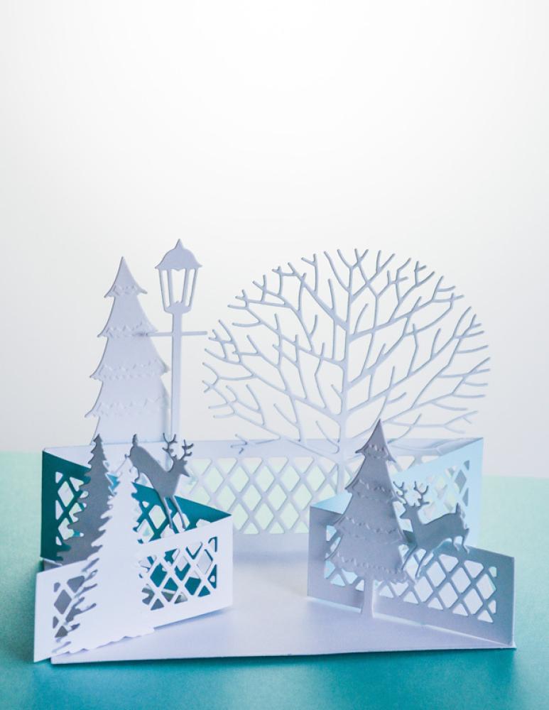 Poppystamps Stanze Merry Christmas Banner