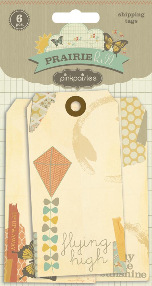 Pink Paislee Prairie Hill Tags #0599