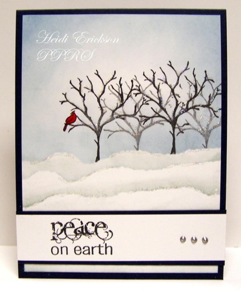 Prickley Pear Cling Stamps  Bare Branch Tree #1