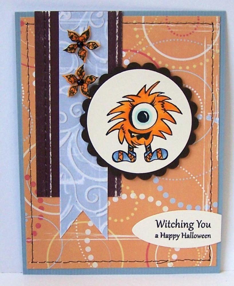 Prickley Pear Cling Stamps Harry The Monster