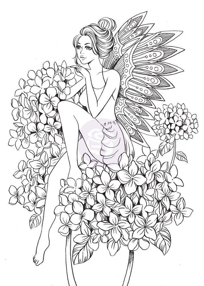 Prima Marketing Cling Stamp Angelica #590826
