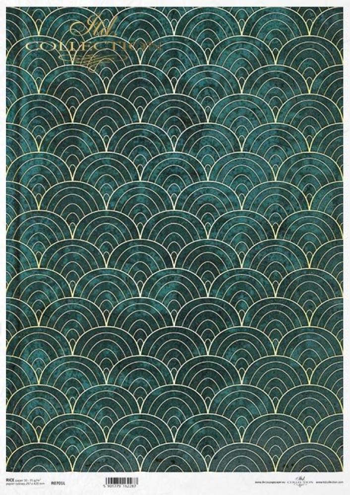 R0701L ITD Collection Art Deco A3 Rice Paper