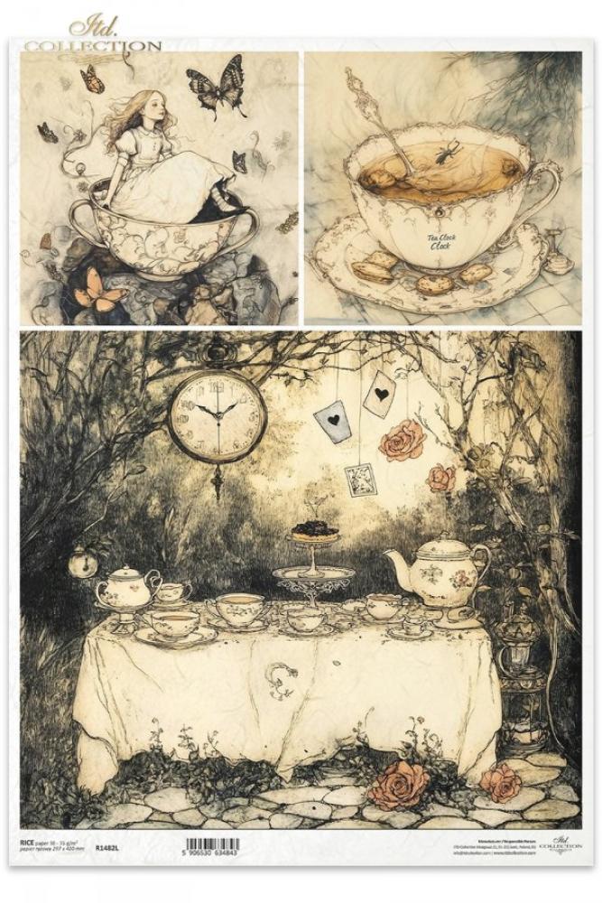 R1482L ITD Collection Alice's Magic A3 Rice Paper