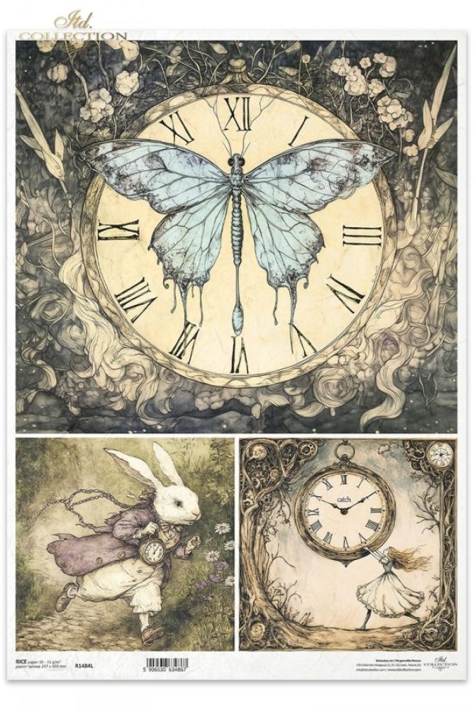 R1484L ITD Collection Alice's Magic A3 Rice Paper
