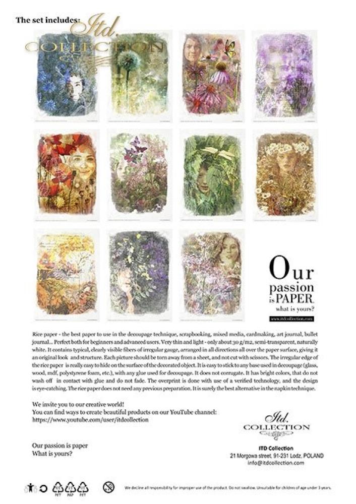 RP041 ITD Collection A4 Rice Paper Set Herbalist