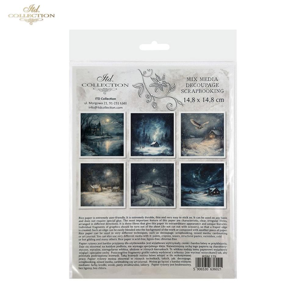 RSM179 ITD Collection Winter´s Tale Mini Rice Paper Set