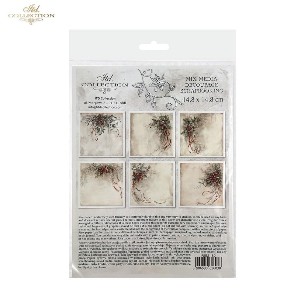 RSM180 ITD Collection Winter´s Tale Mini Rice Paper Set