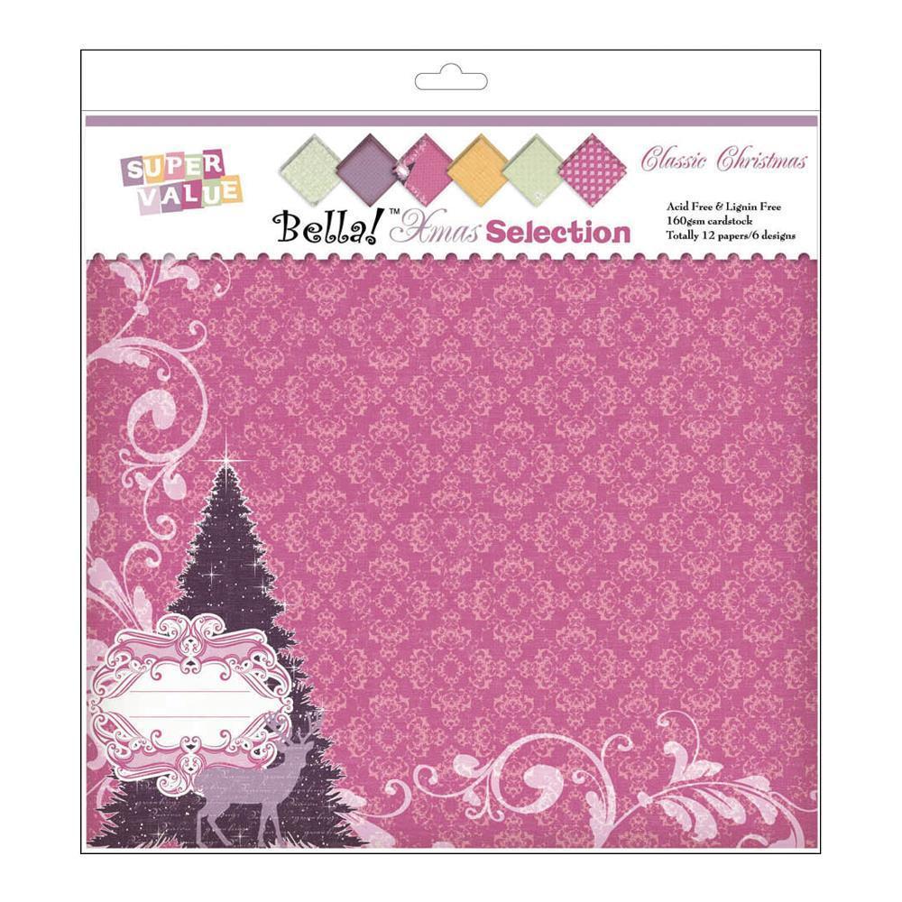 Ruby Rock-It 12x12 Bella Xmas Selection Candy Cane