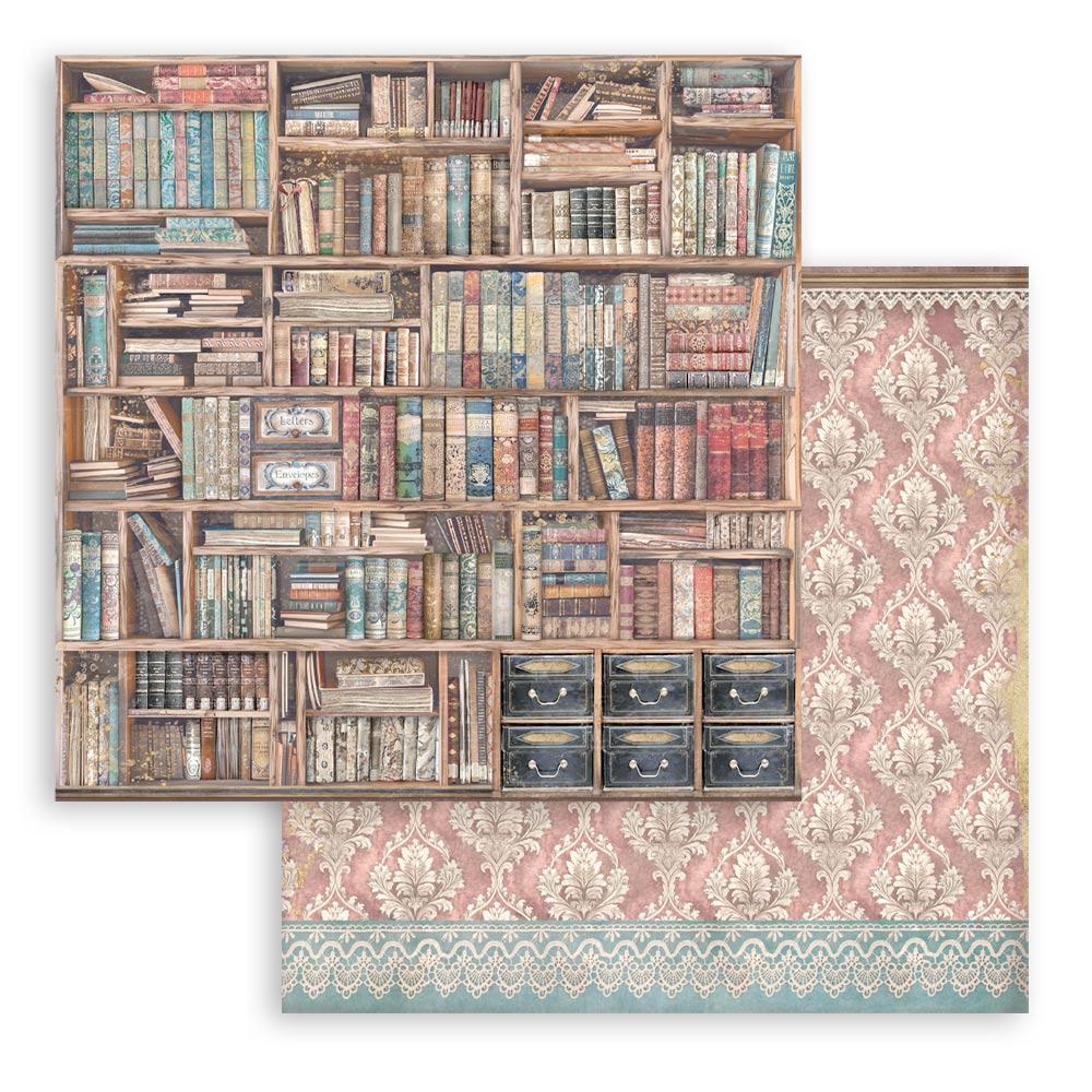 SBB1078 Stamperia Venice City of Art 12x12 Paper Sheets Books 3er Set