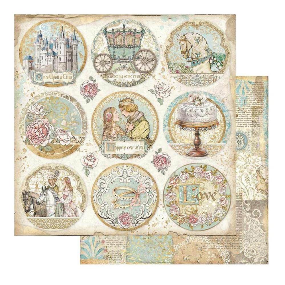 Stamperia 12x12 Paper SET Rounds #SBB796