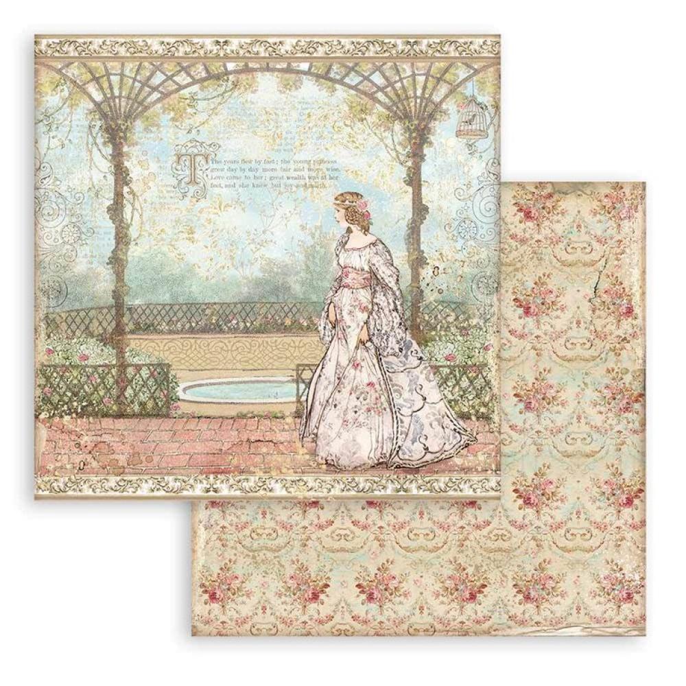 Stamperia 12x12 Paper SET Princess #SBB798