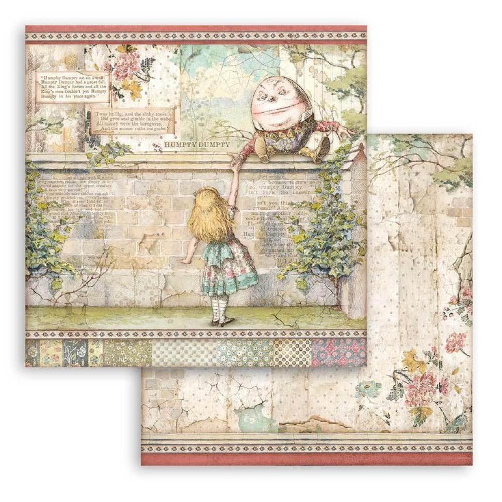 Stamperia 12x12 Paper SET Humpty Dumpty #SBB820