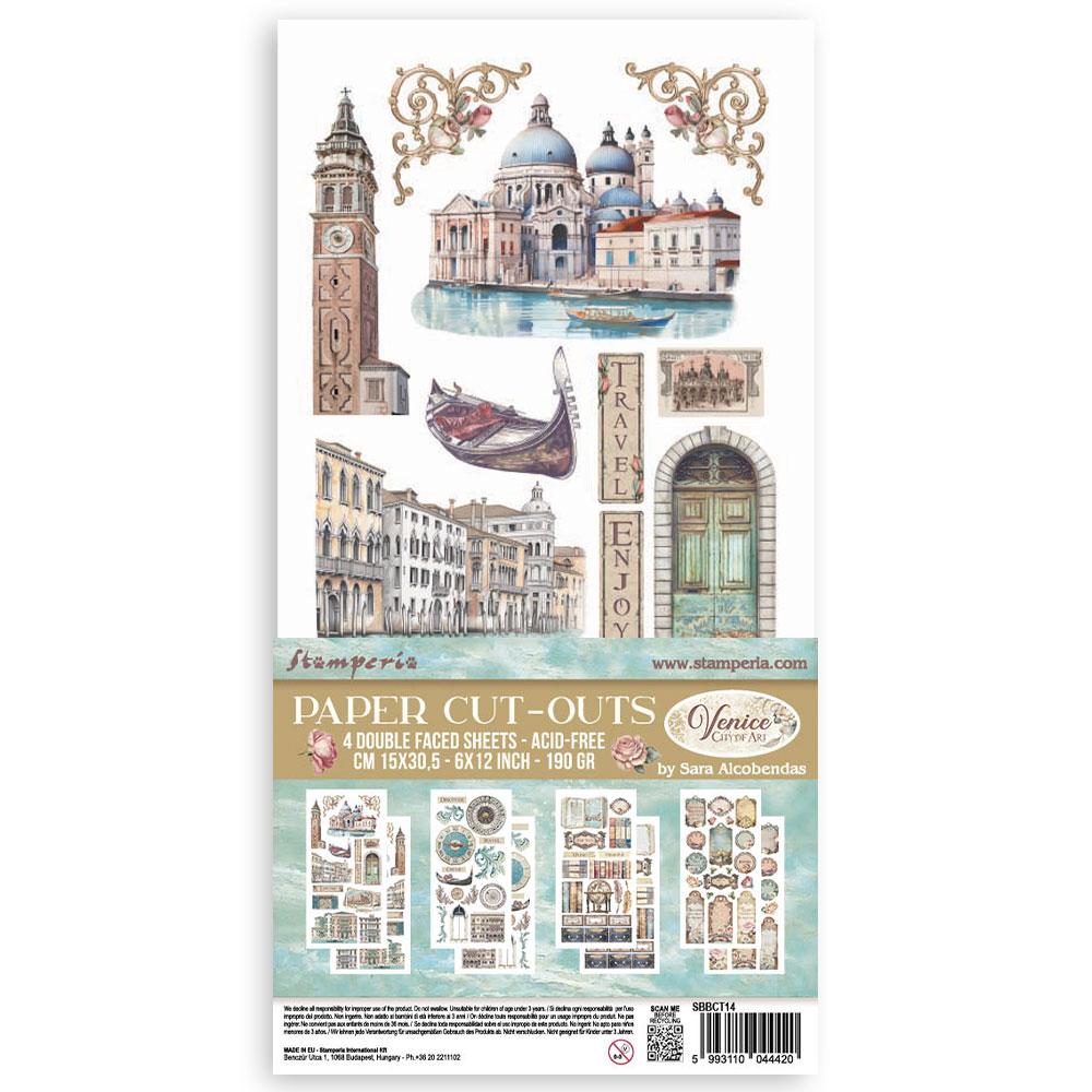 SBBCT14 Stamperia Venice City of Art Cut-outs