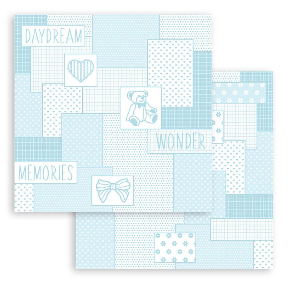 Stamperia 12x12 Paper Pad BabyDream Blue SBBL106