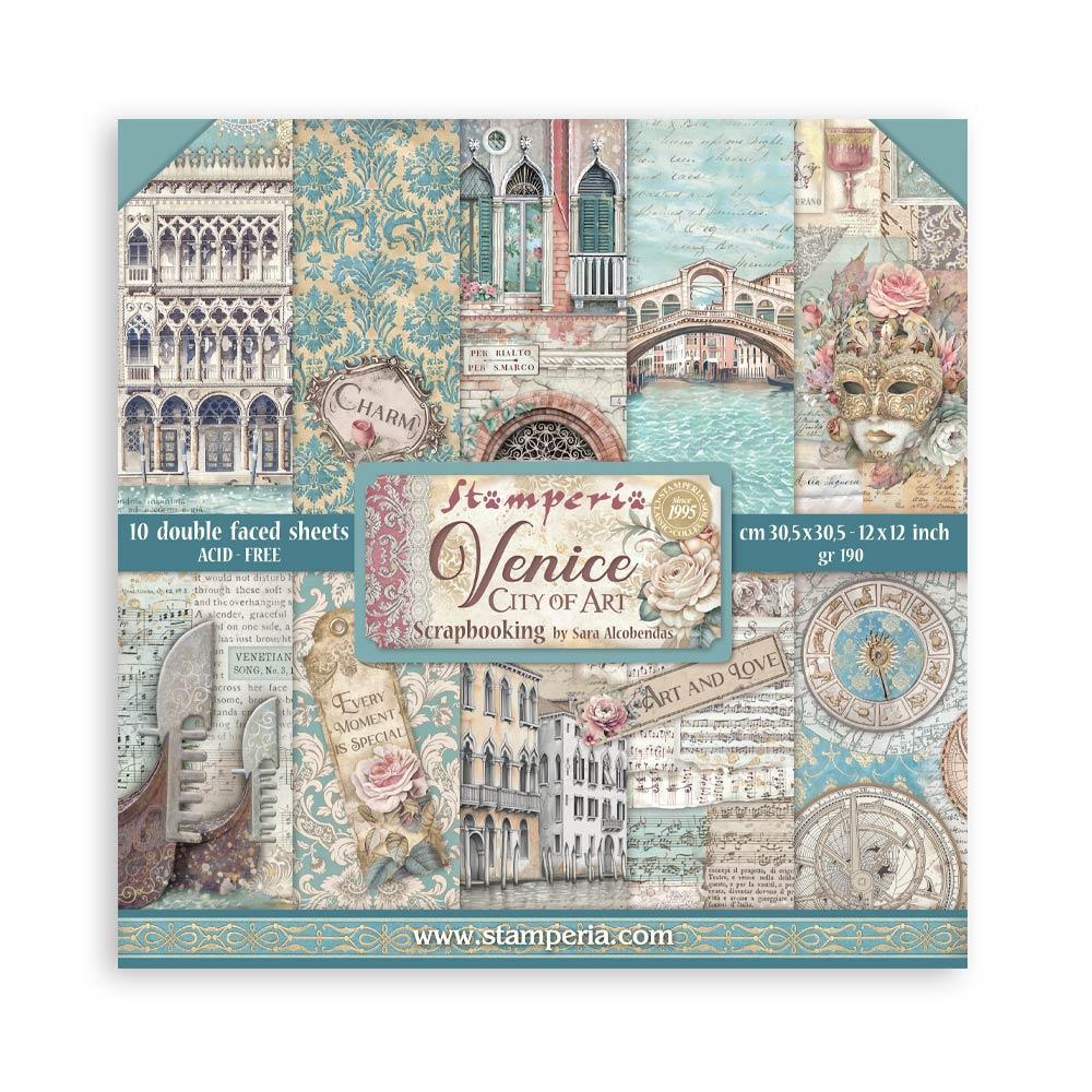 SBBL172 Stamperia Venice City of Art 12x12 Inch Paper Pack