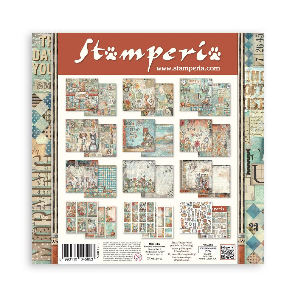 SBBL176 Stamperia Furry Friends 12x12 Inch Paper Pack