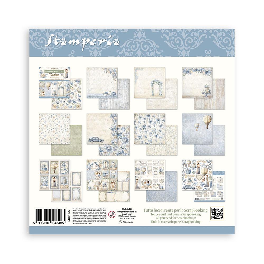 SBBS127 Stamperia Timeless 8x8 Paper Pad