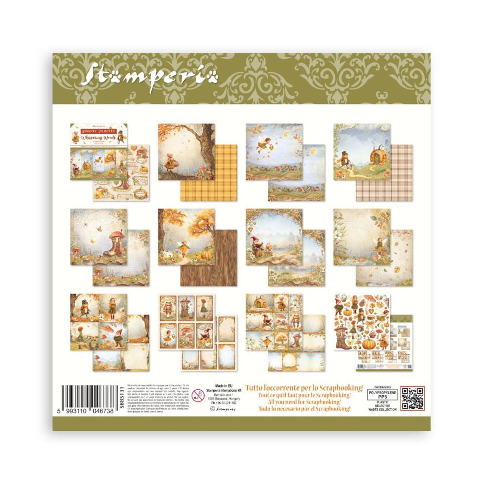 SBBS131 Stamperia Whispering Woods 8x8 Paper Pad