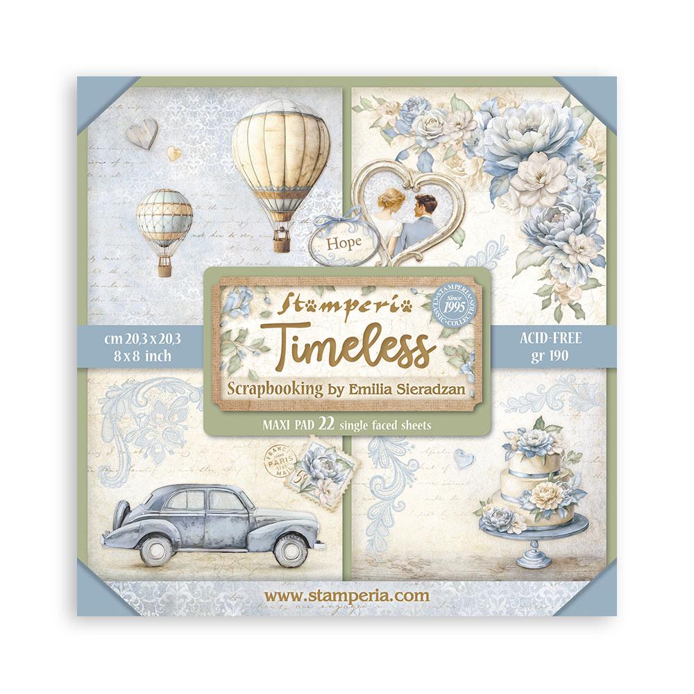 SBBSXB13 Stamperia Timeless MAXI 8x8 Paper Pad