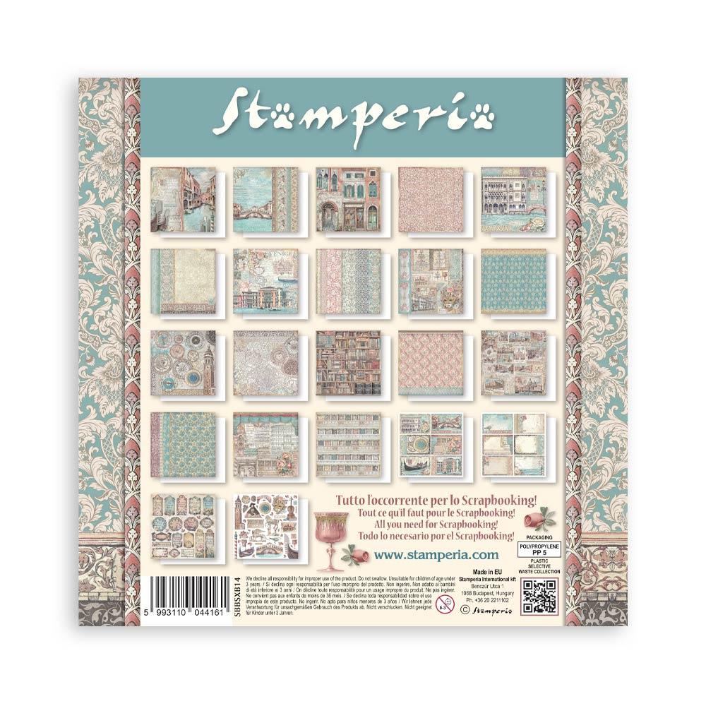 SBBSXB14 Stamperia Venice City of Art MAXI 8x8 Paper Pad