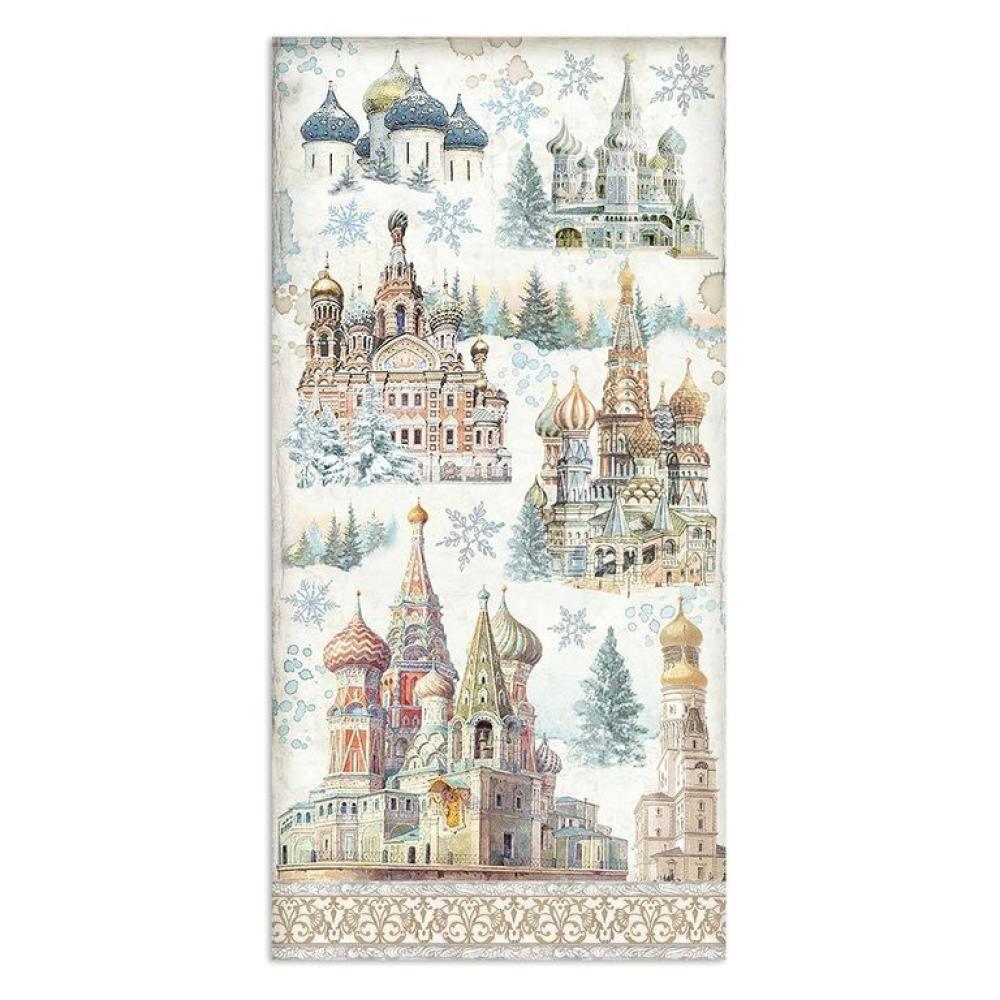 Stamperia Collectable 15x30cm Winter Tales #07