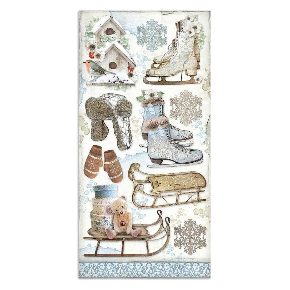 Stamperia Collectable 15x30cm Winter Tales #07