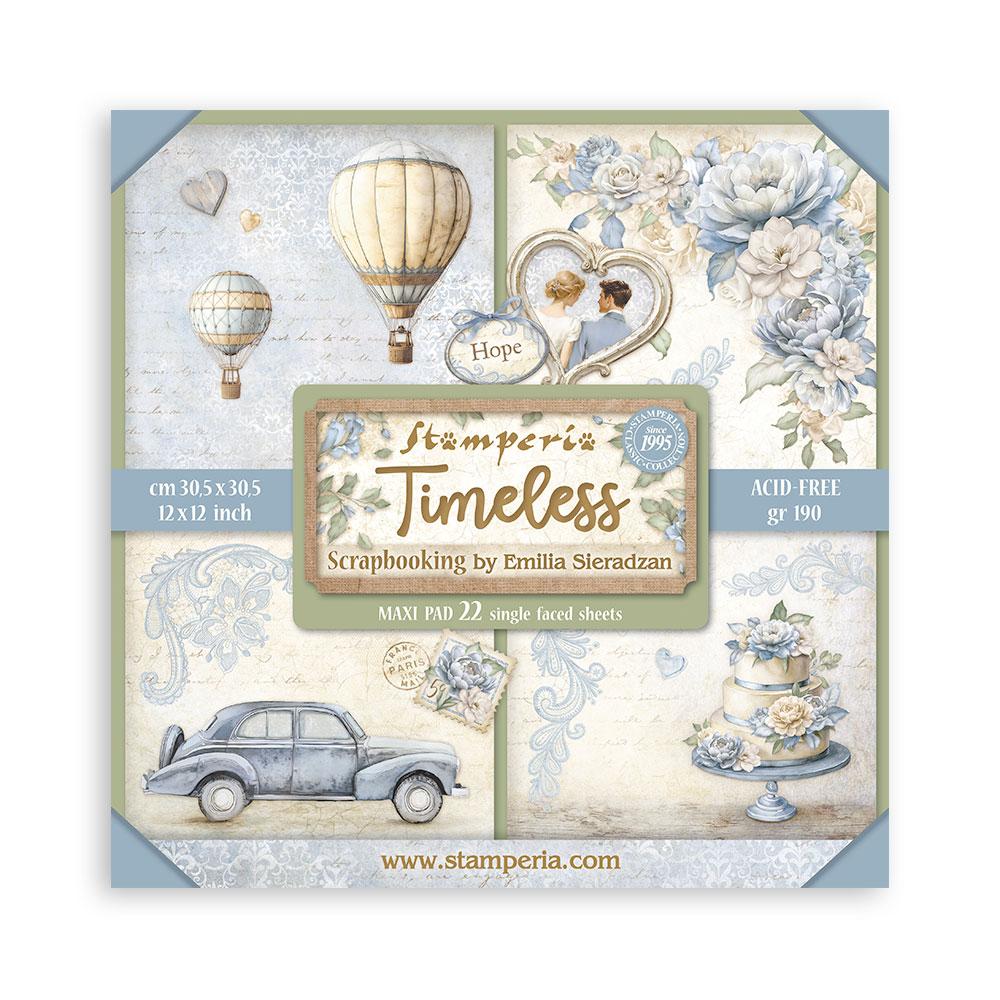 SBBXLB25 Stamperia Timeless 12x12 MAXI Paper Pad