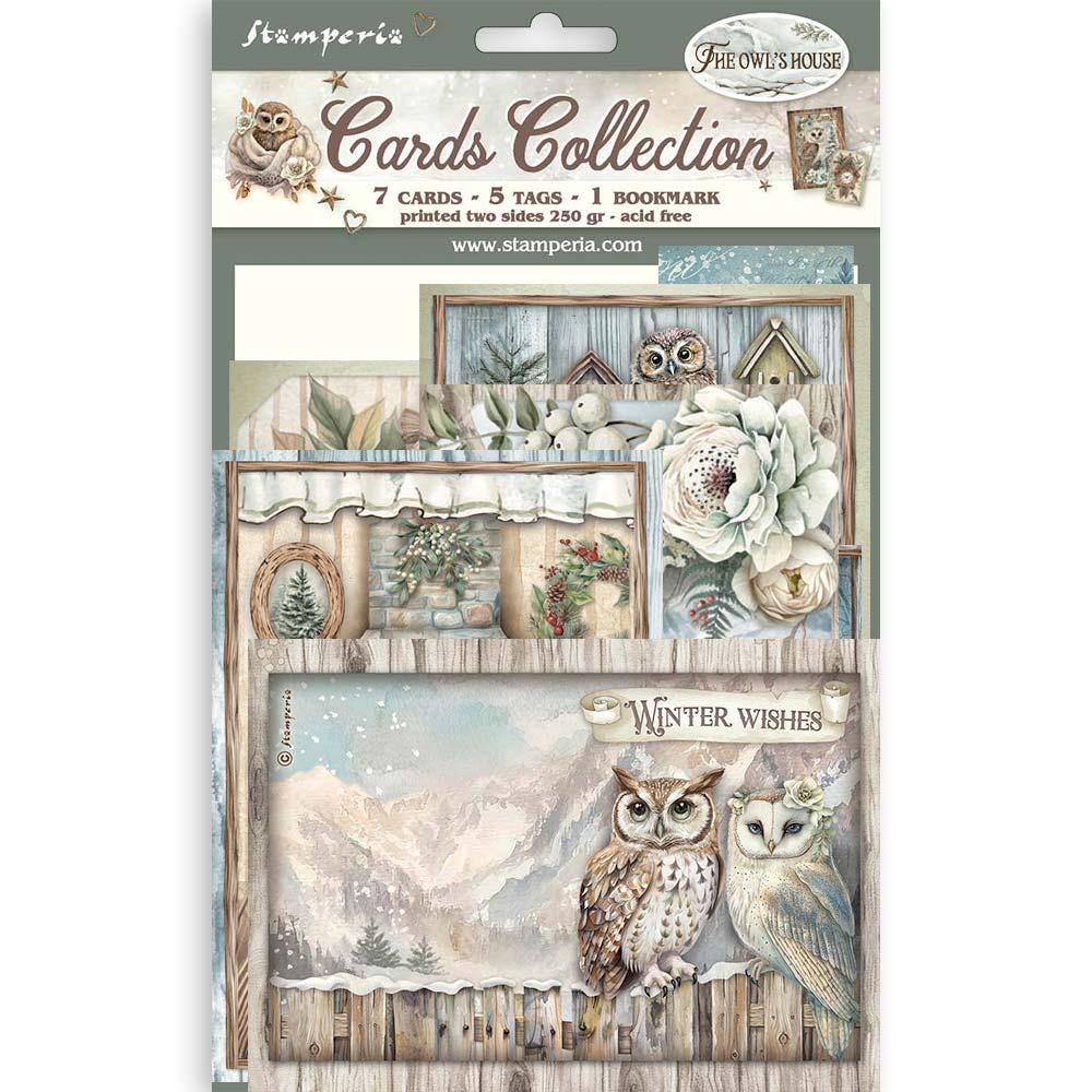 SBCARD31 Stamperia The Owl's House Cards Collection