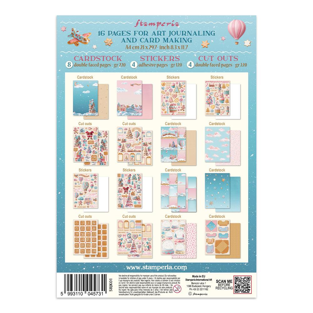 SBJK01 Stamperia Candy Christmas Junk Journal